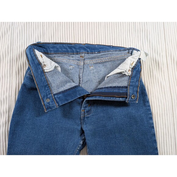 Vintage Levi’s Boys 14 Blue Denim Black Tab Straight Leg Retro Jeans - Picture 6 of 12